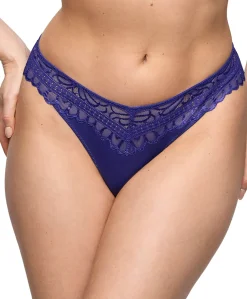 Dames string blauw