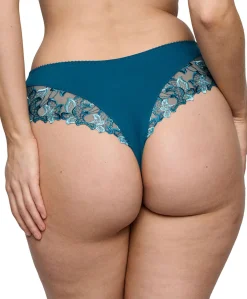 Dames string blauw