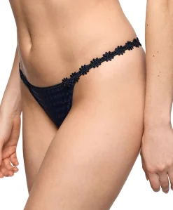 Dames string blauw