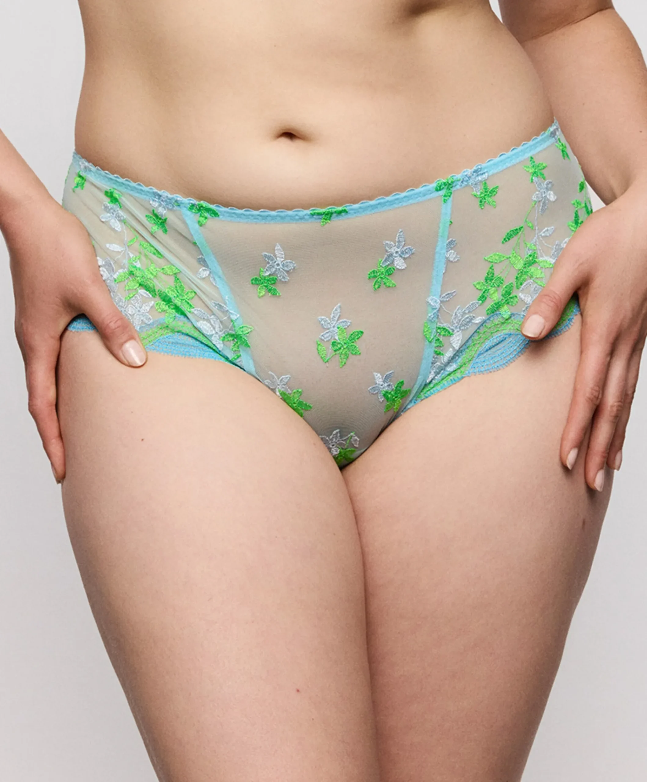 Dames string blauw