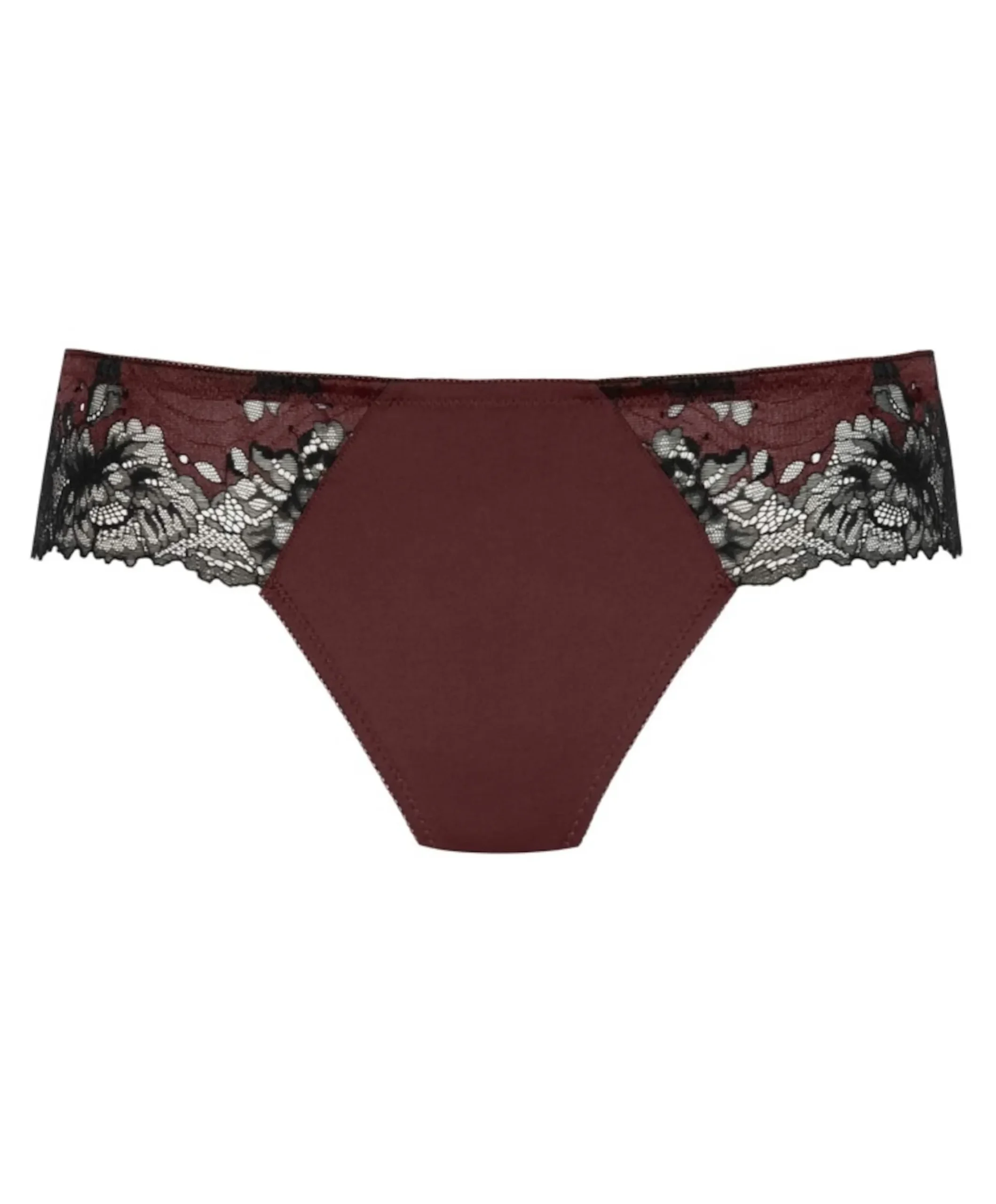 Dames string bordeaux
