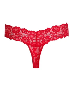 Dames string rood