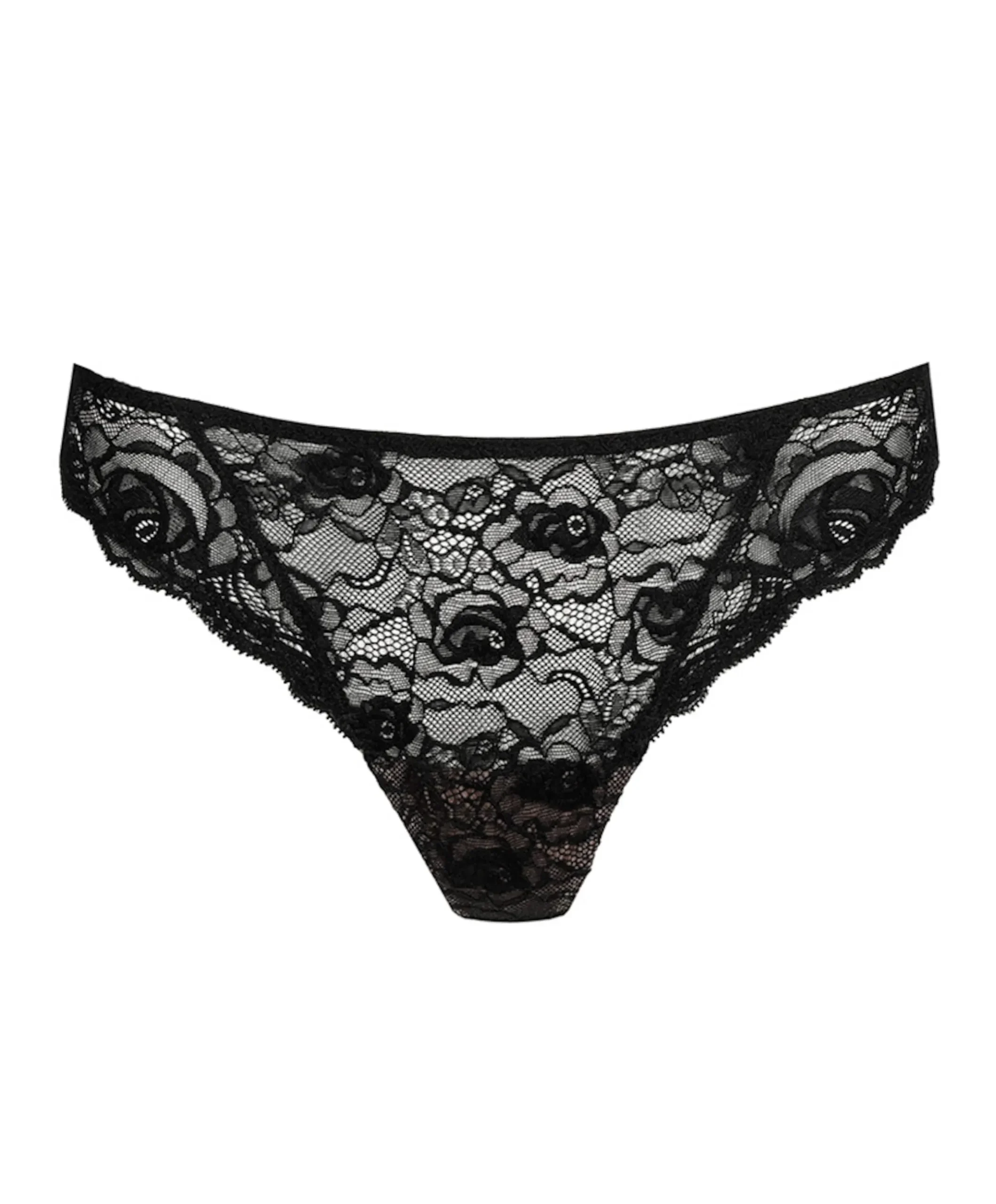 Dames string zwart