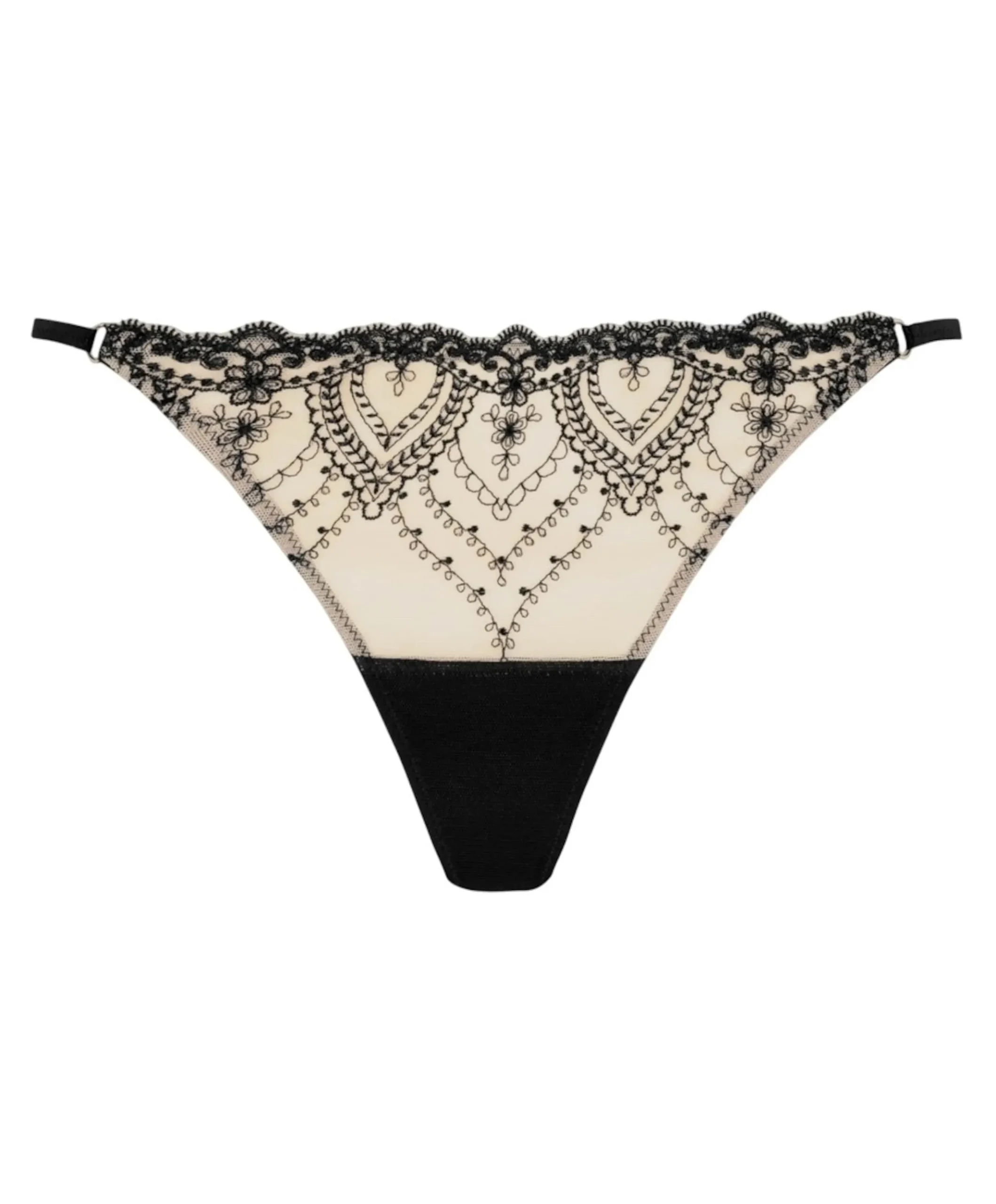 Dames string zwart