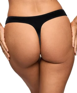 Dames string zwart