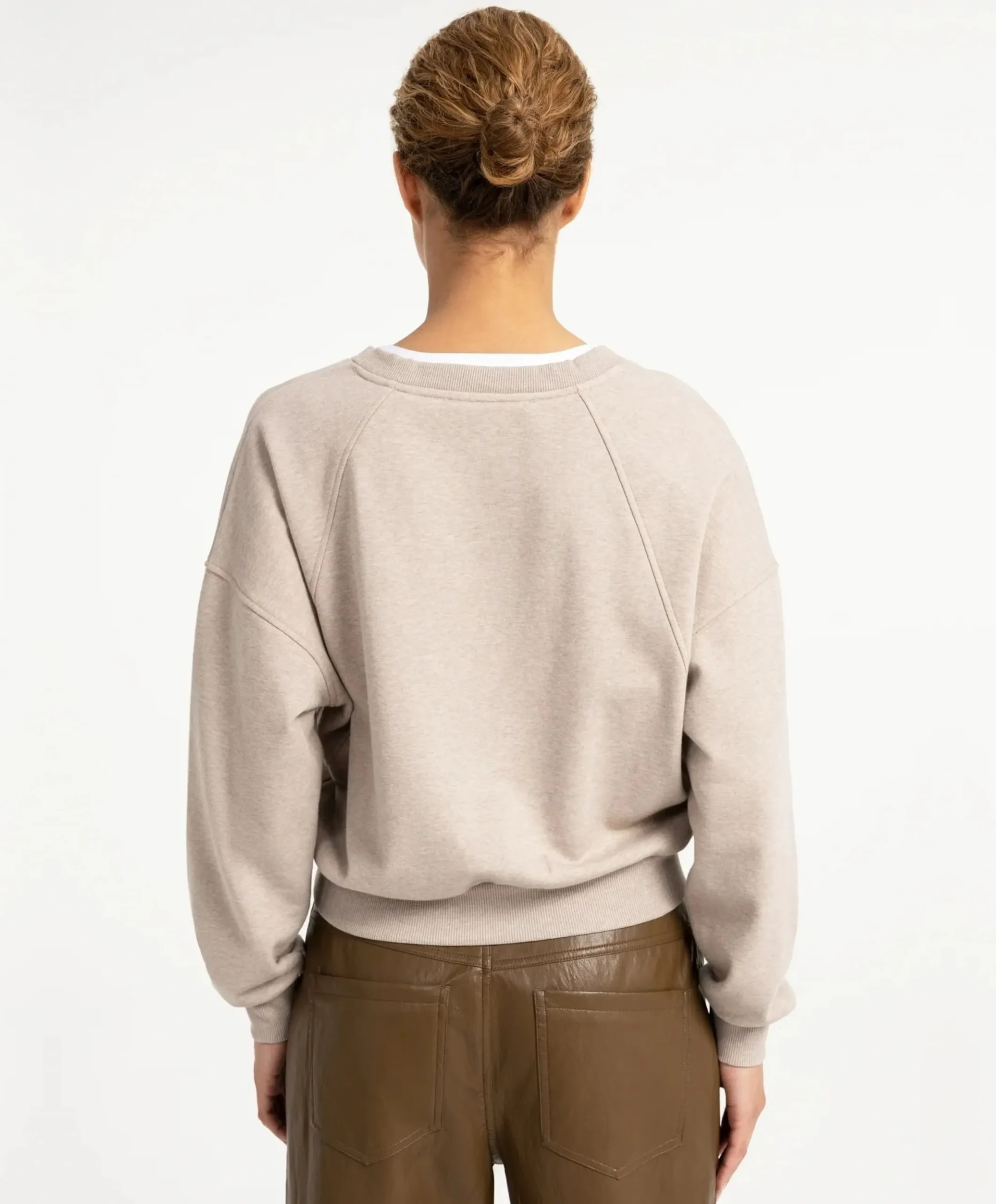 Dames sweater beige