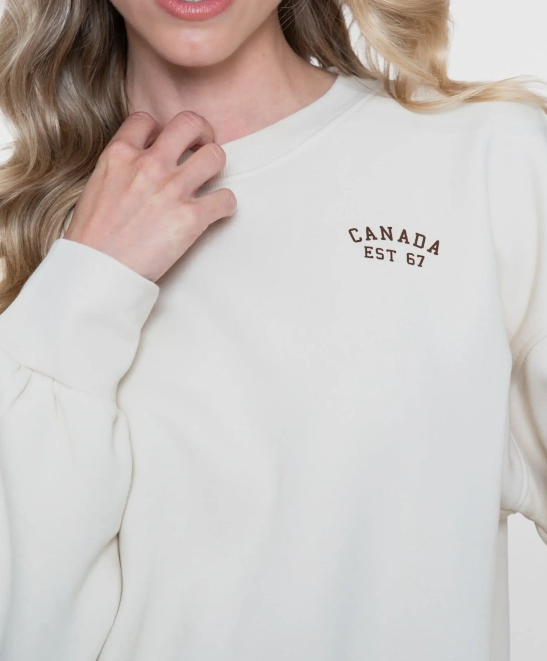 Dames sweater beige