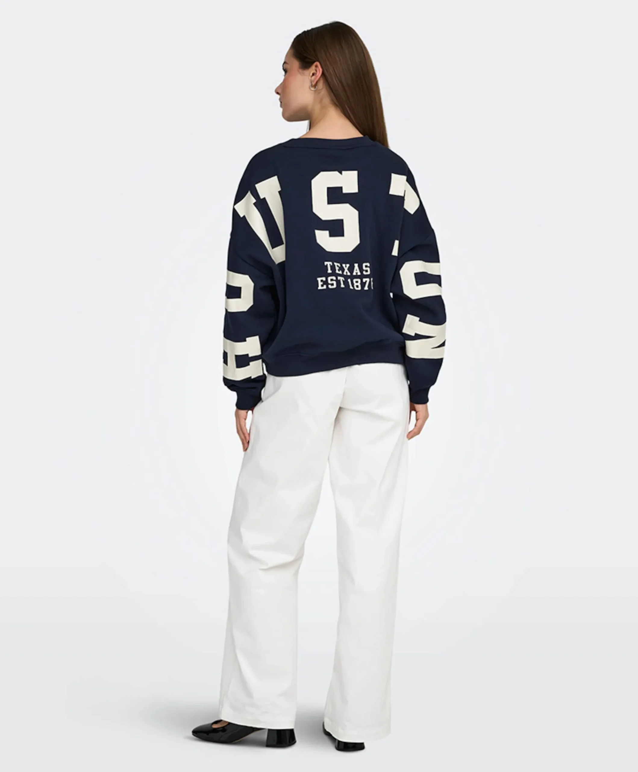 Dames sweater blauw