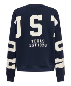 Dames sweater blauw