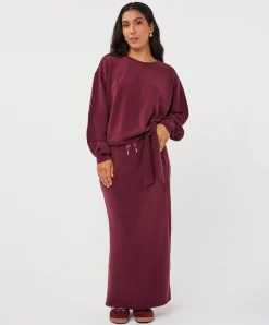 Dames sweater bordeaux