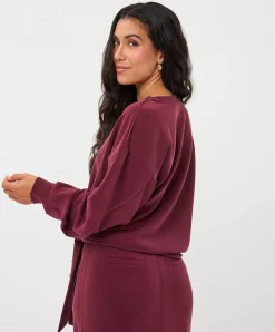 Dames sweater bordeaux