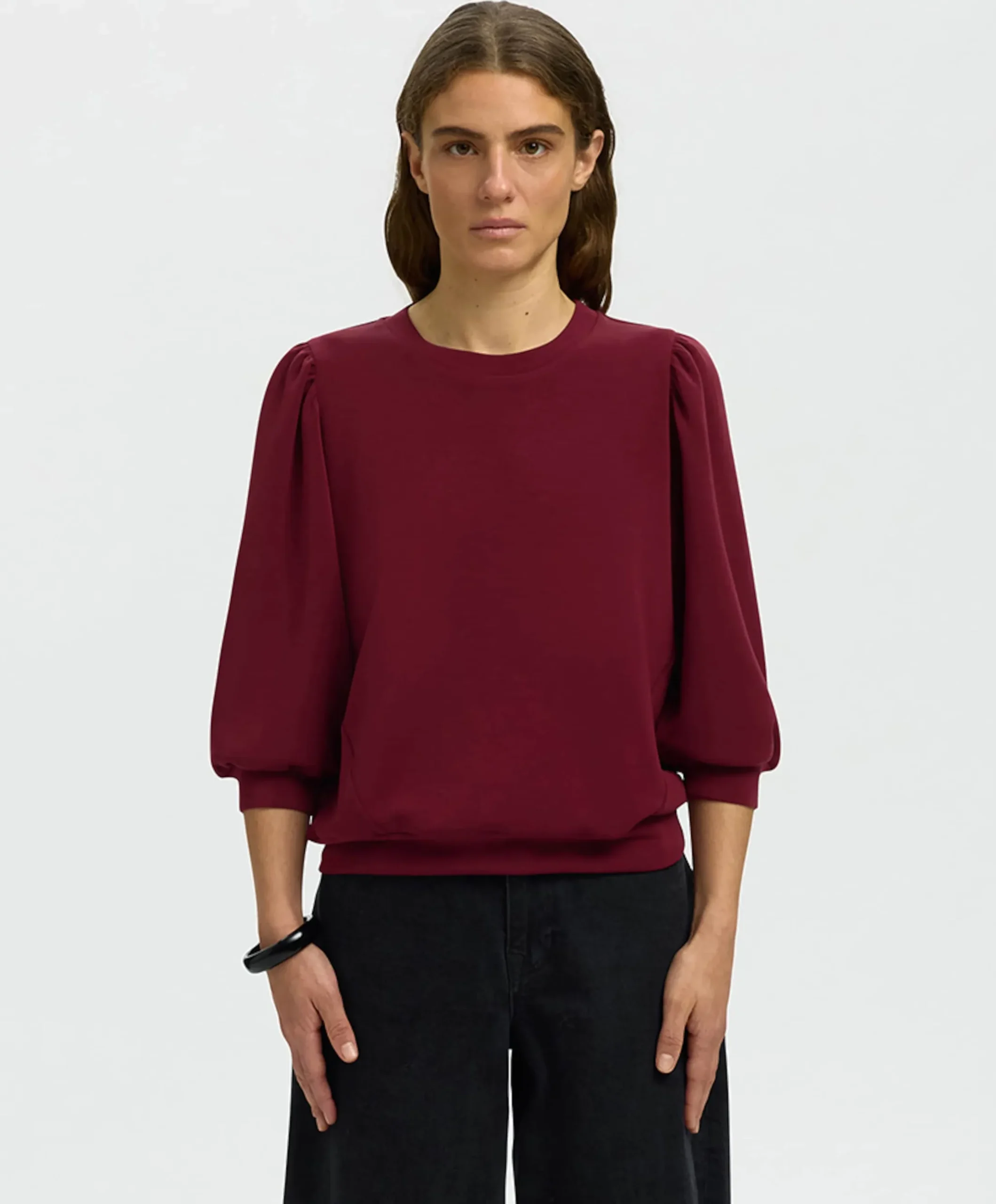 Dames sweater bordeaux