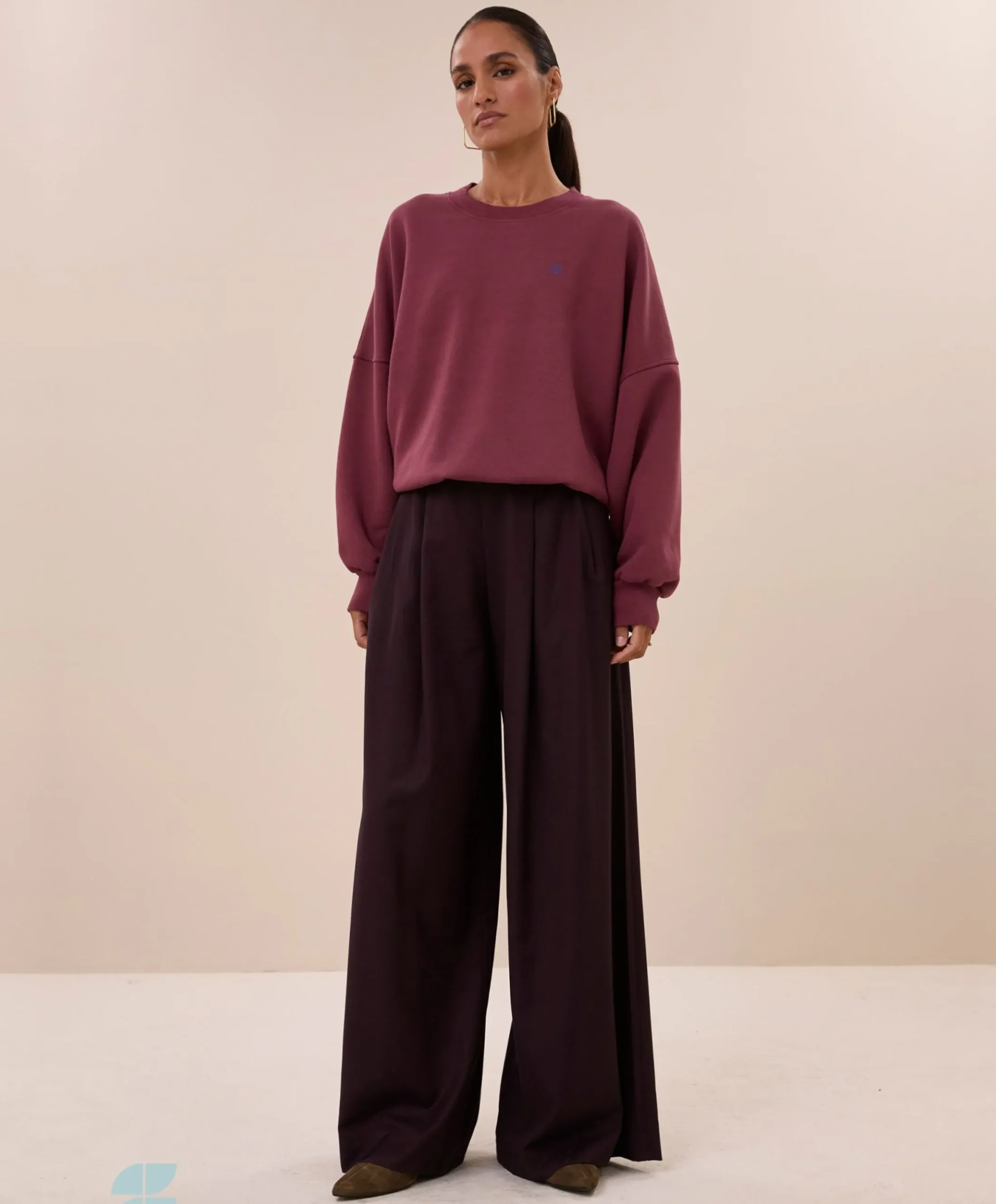 Dames sweater bordeaux