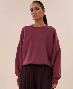 Dames sweater bordeaux