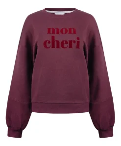 Dames sweater bordeaux