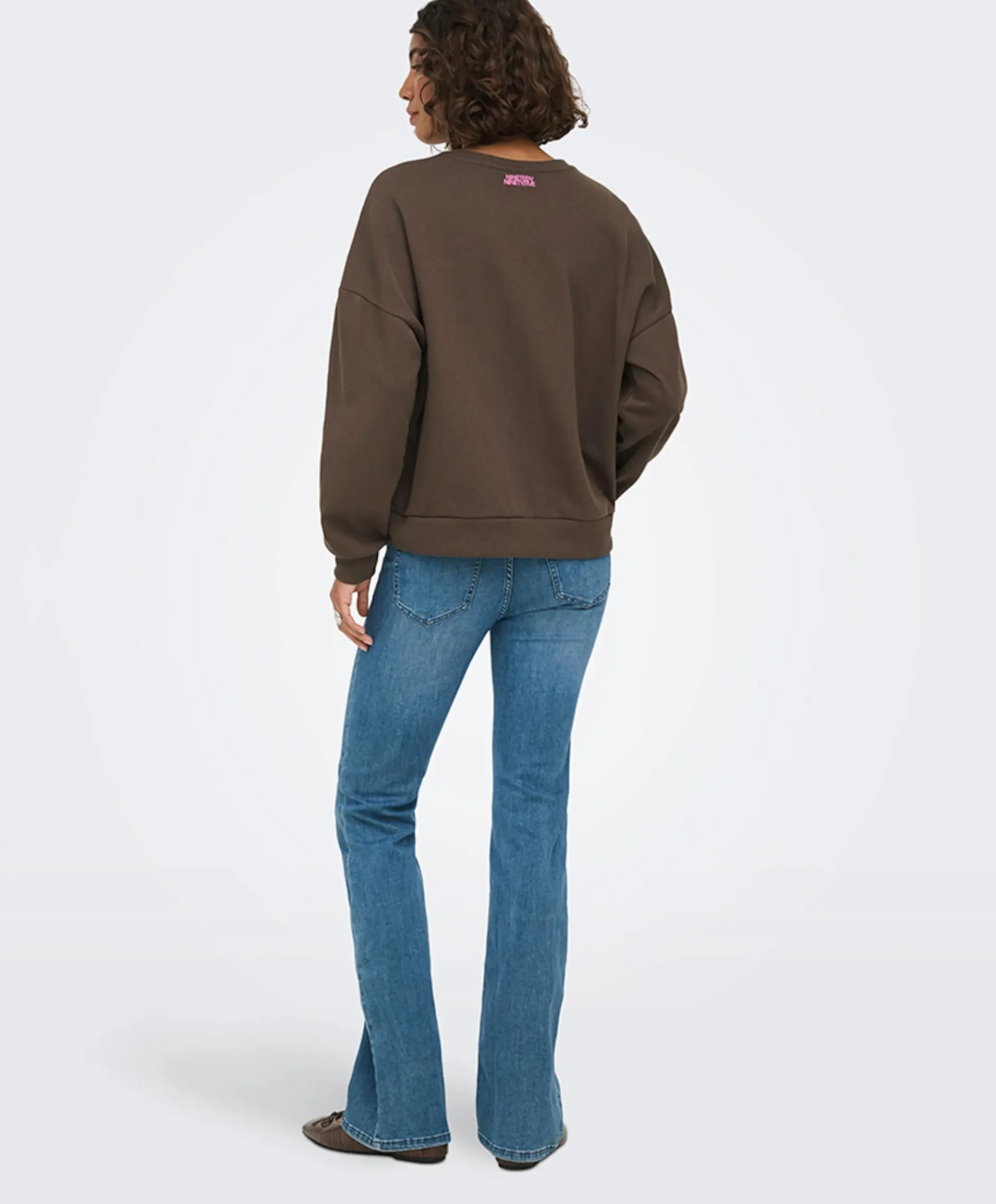 Dames sweater bruin