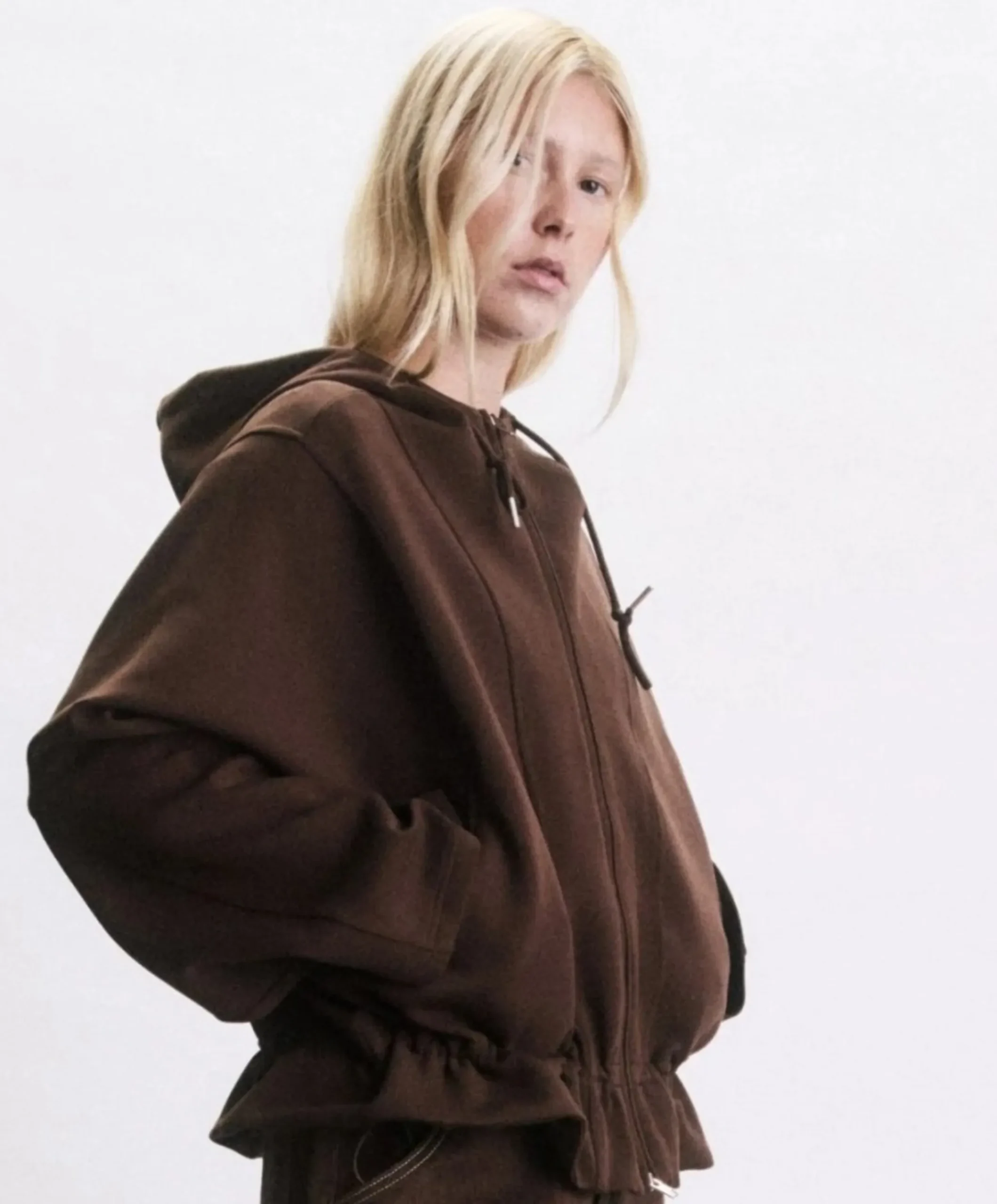 Dames sweater bruin