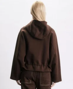 Dames sweater bruin