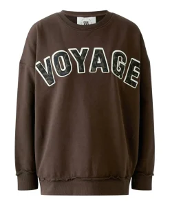 Dames sweater bruin