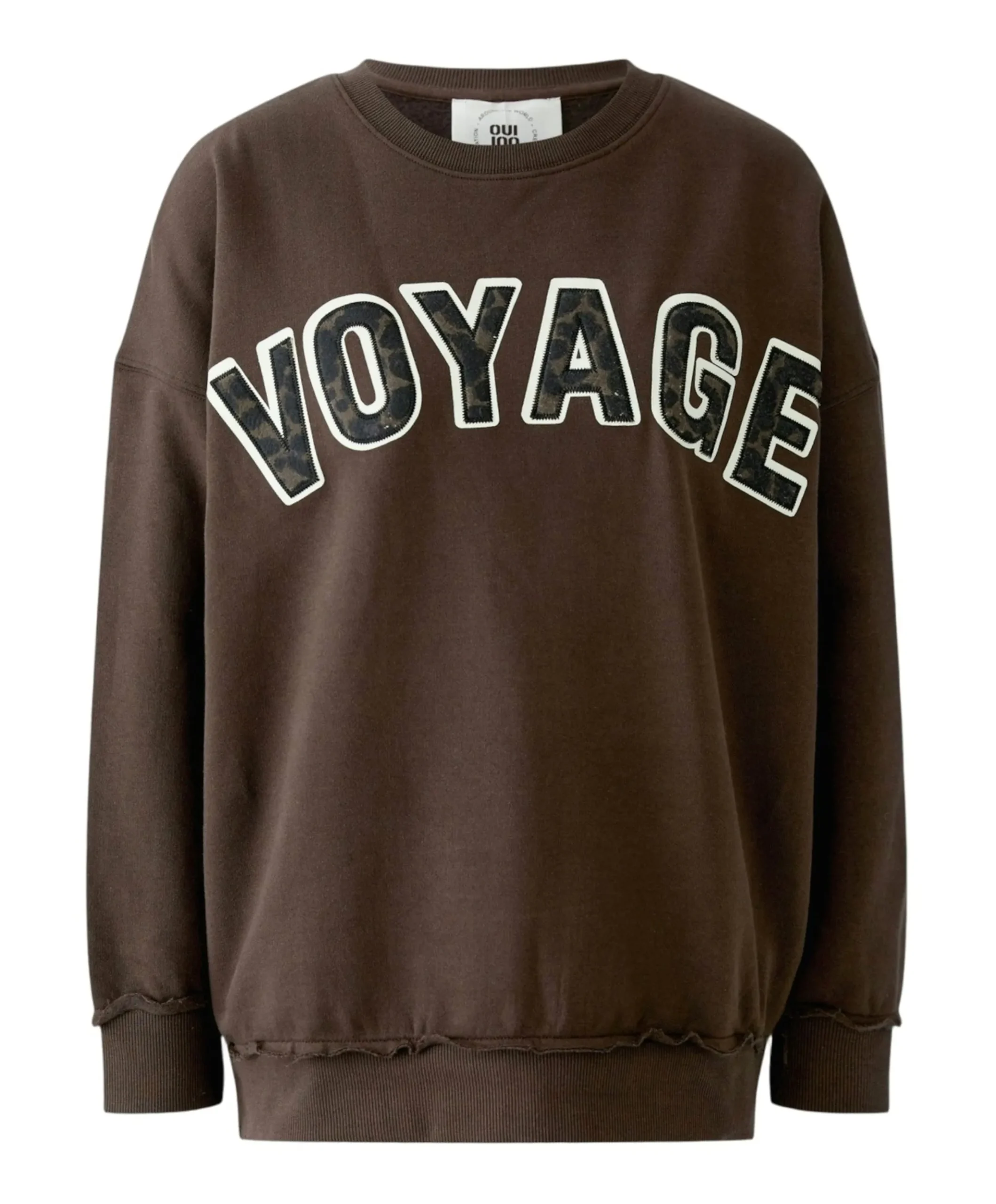 Dames sweater bruin