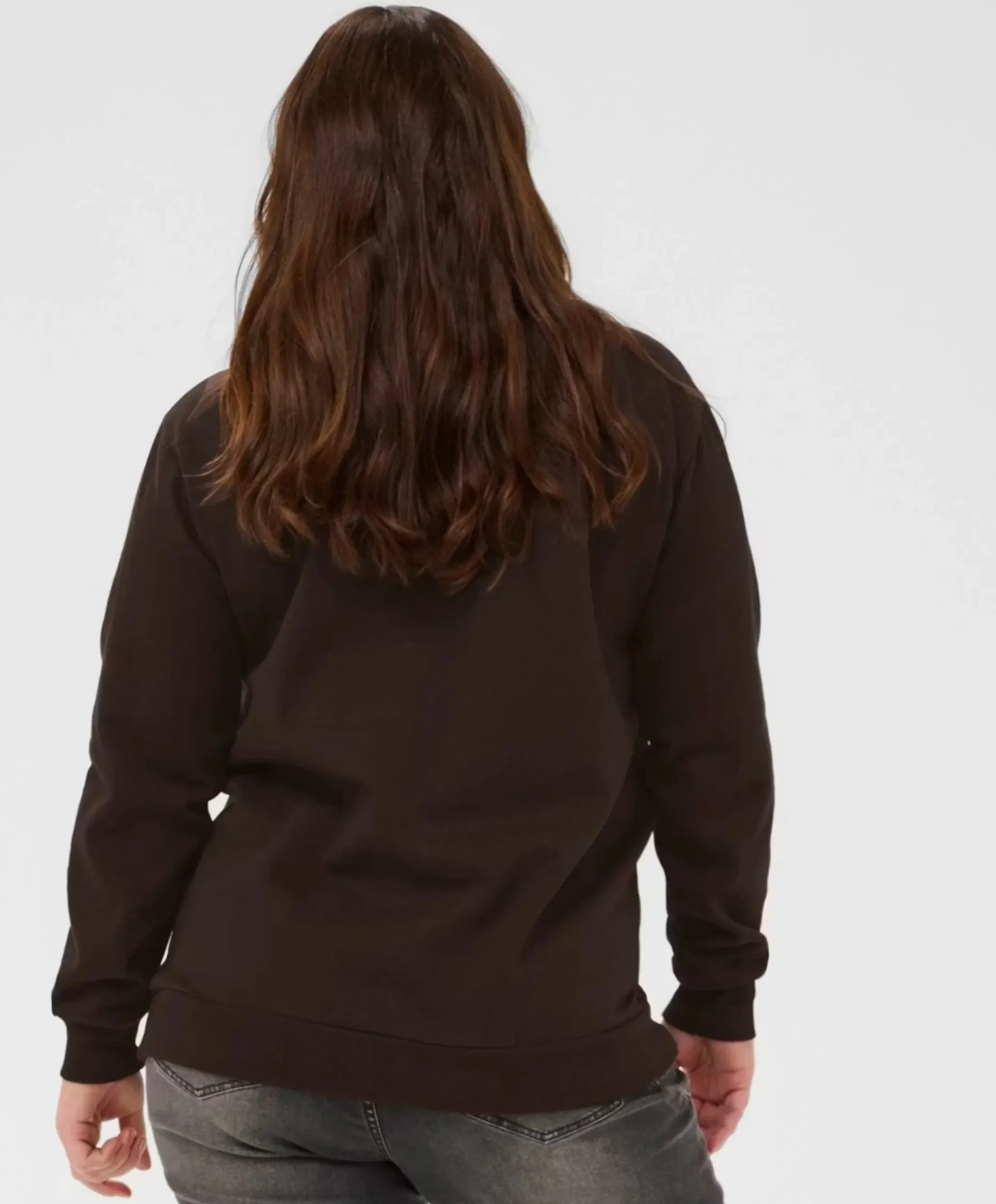 Dames sweater bruin