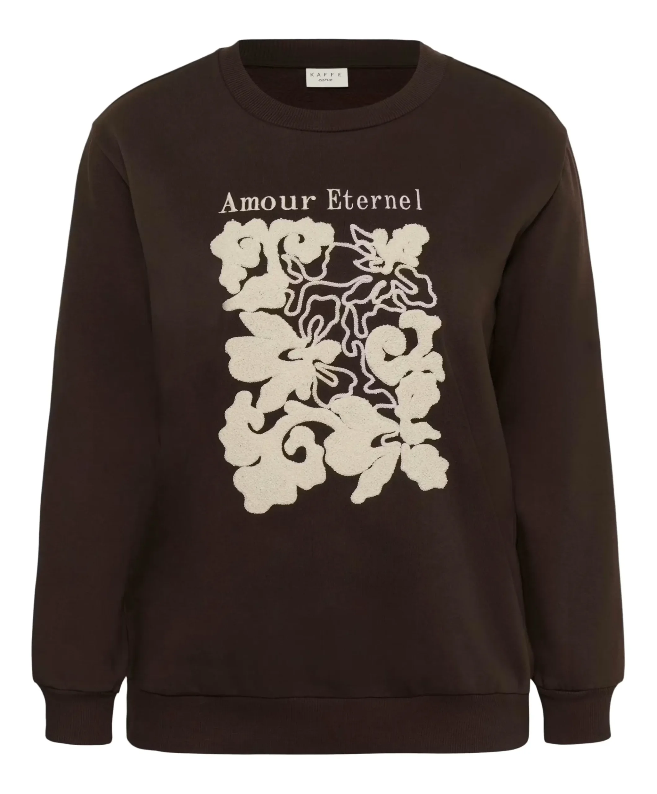 Dames sweater bruin
