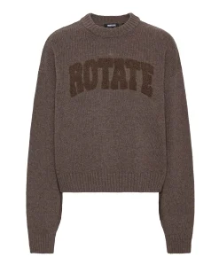 Dames sweater bruin
