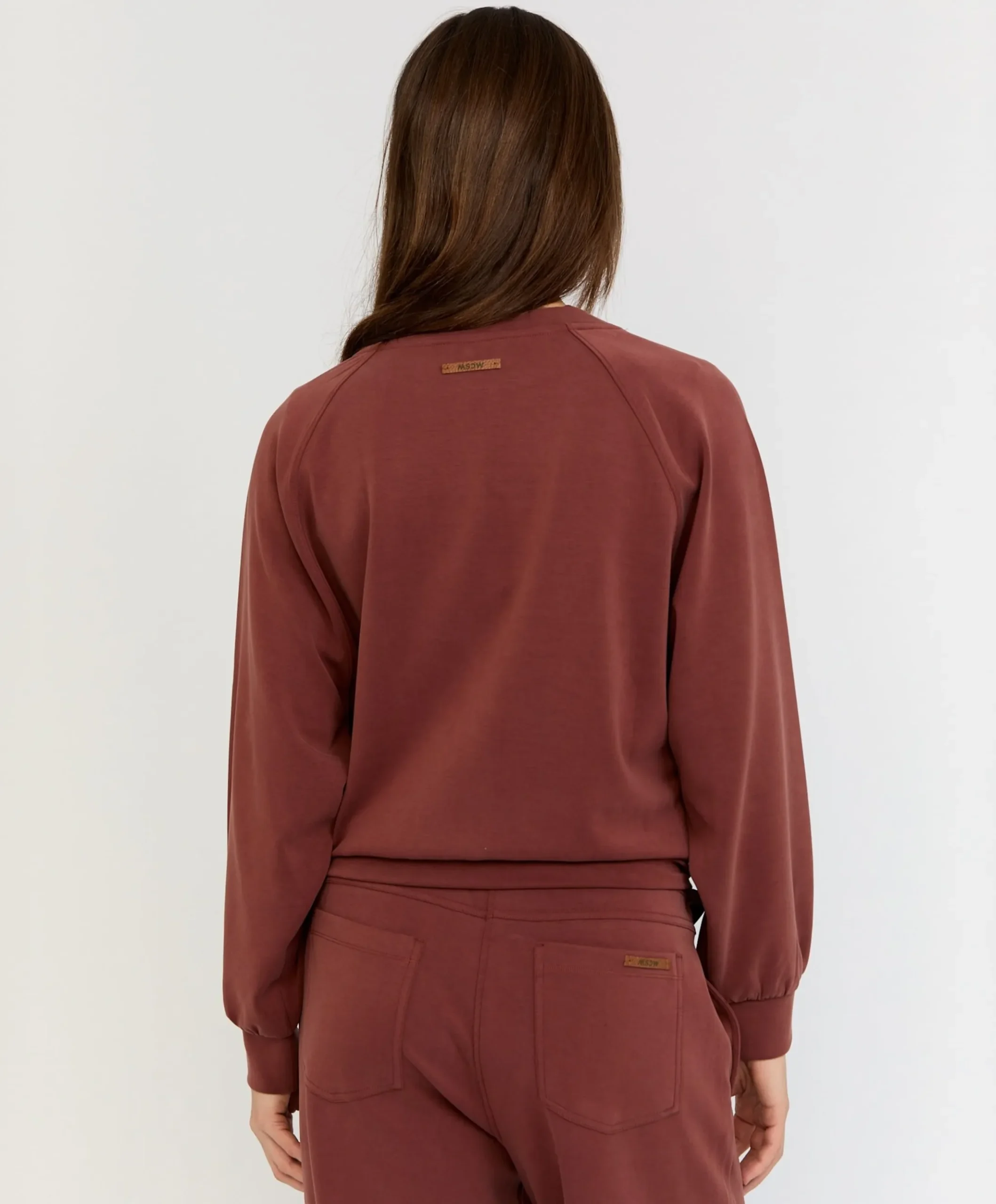 Dames sweater bruin