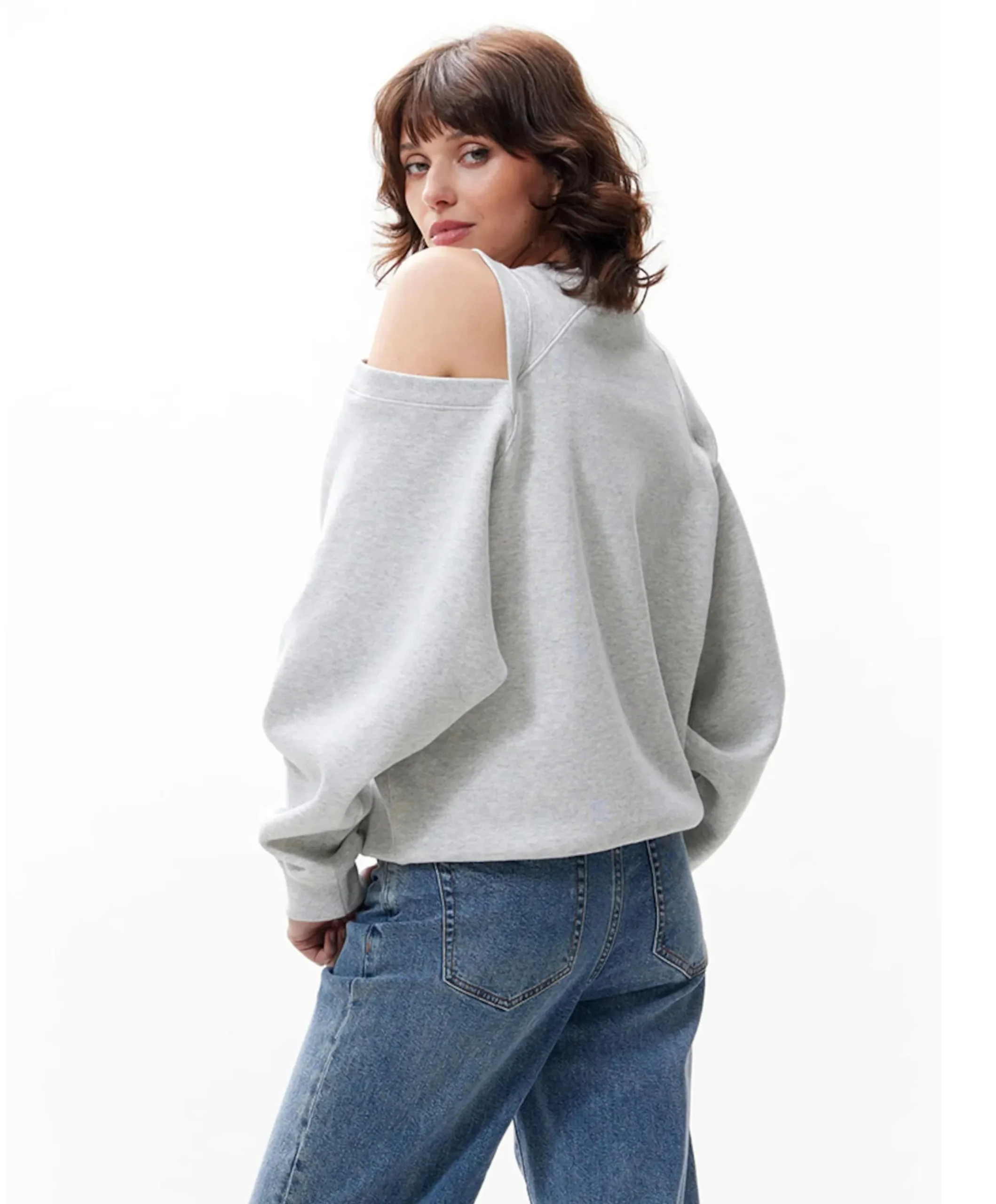 Dames sweater grijs