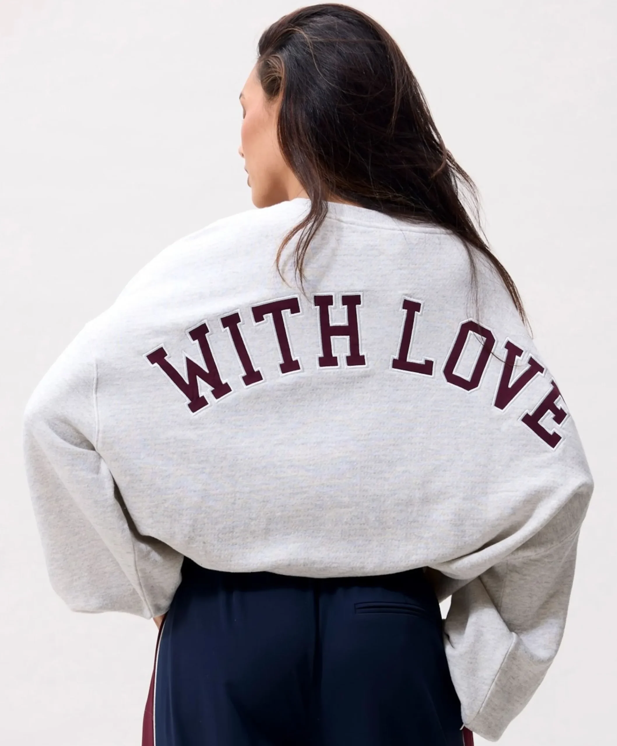 Dames sweater grijs