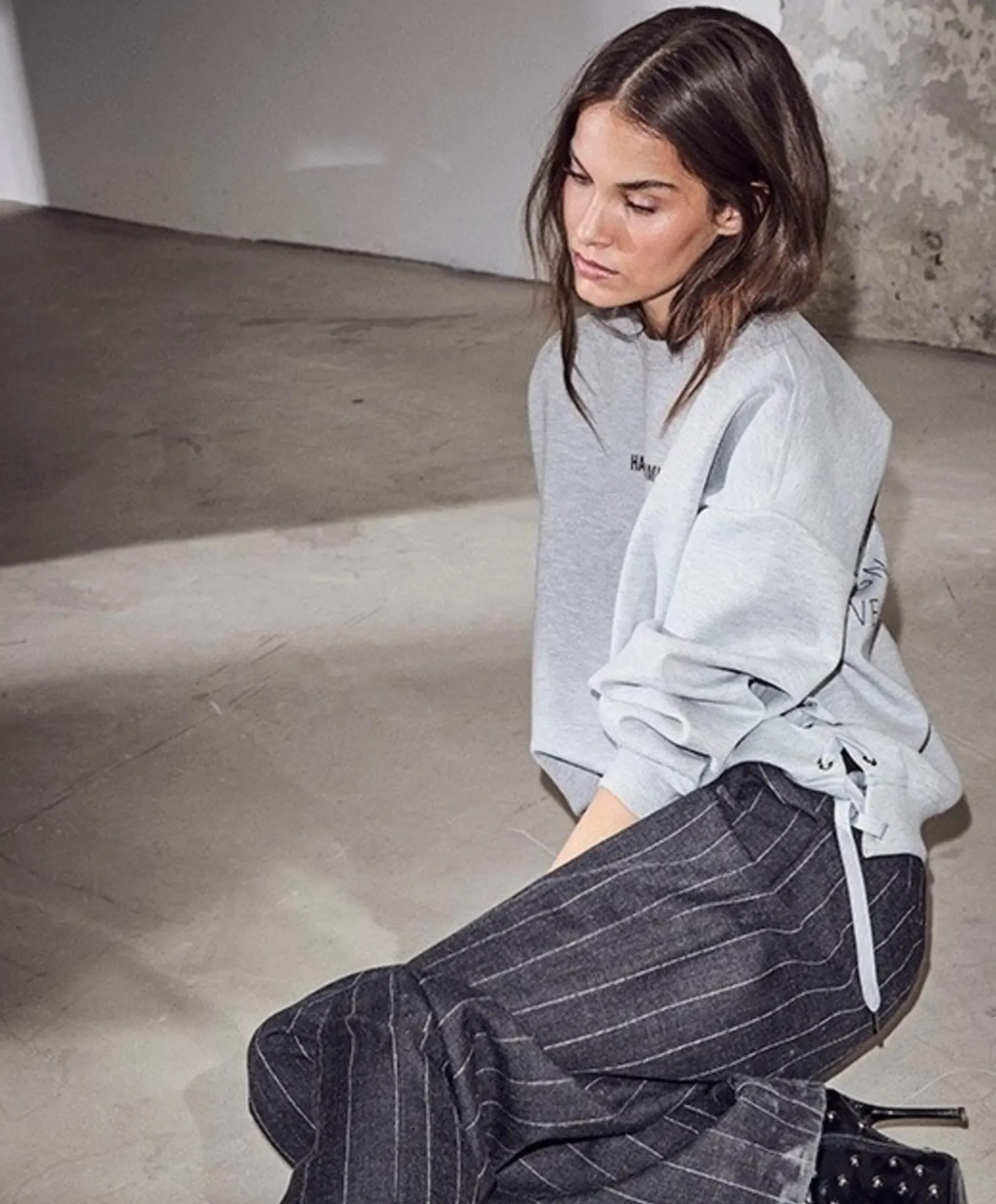 Dames sweater grijs