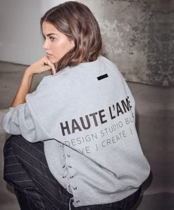 Dames sweater grijs