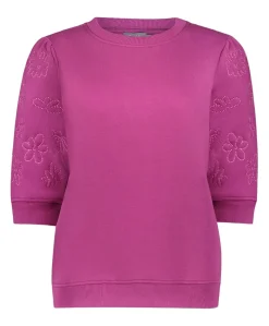 Dames sweater paars