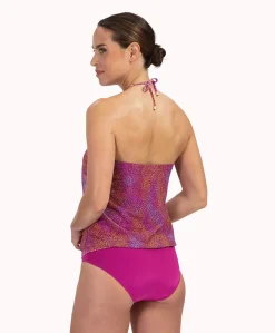 Dames tankini paars