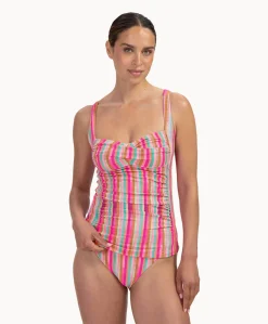 Dames tankini roze