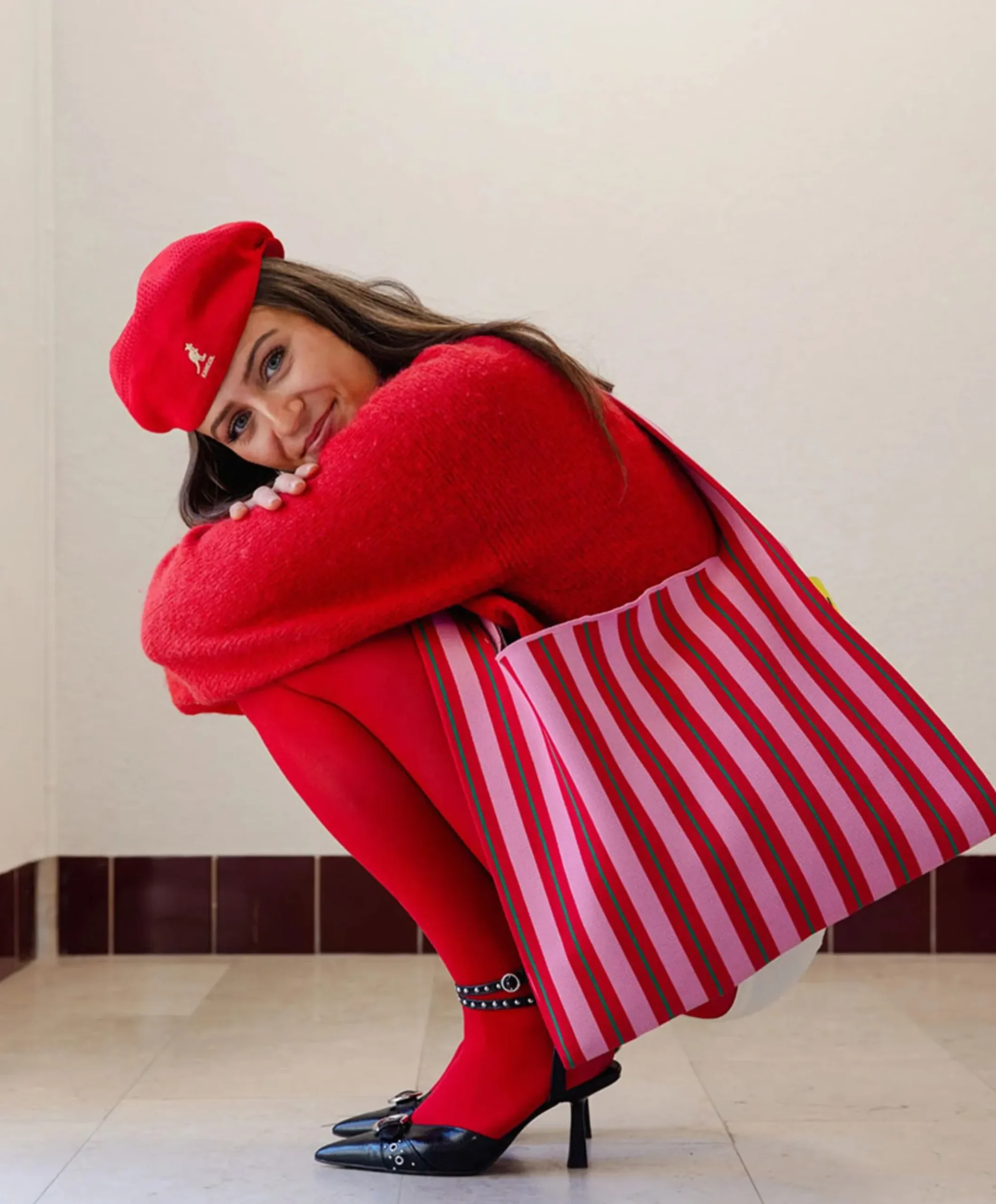 Dames tas roze