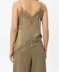 Dames top beige