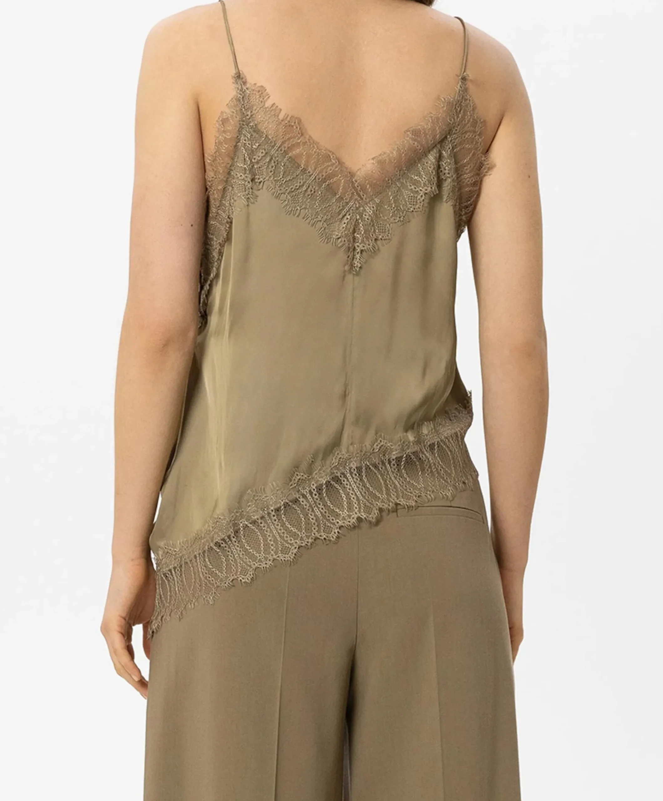 Dames top beige