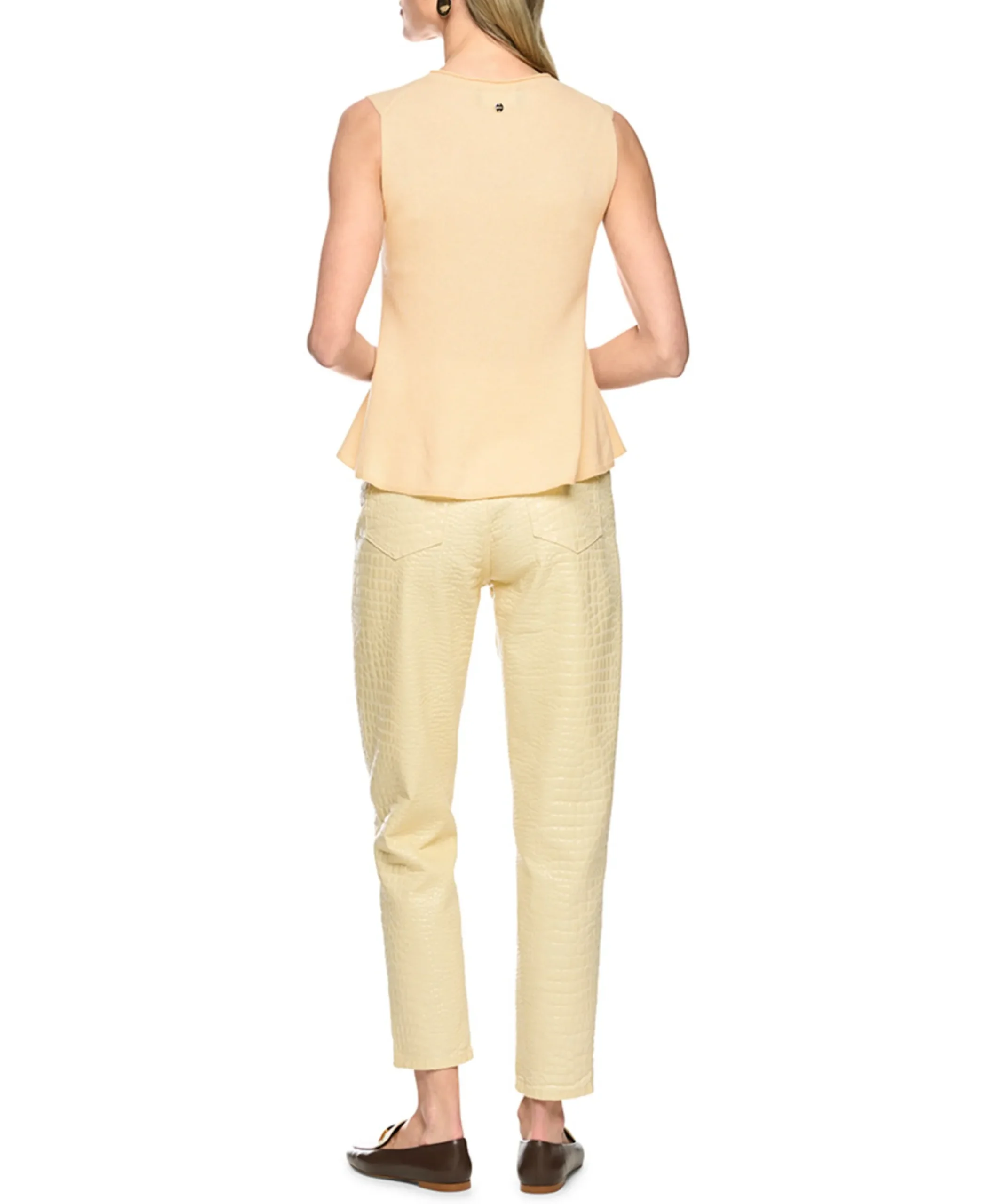 Dames top beige