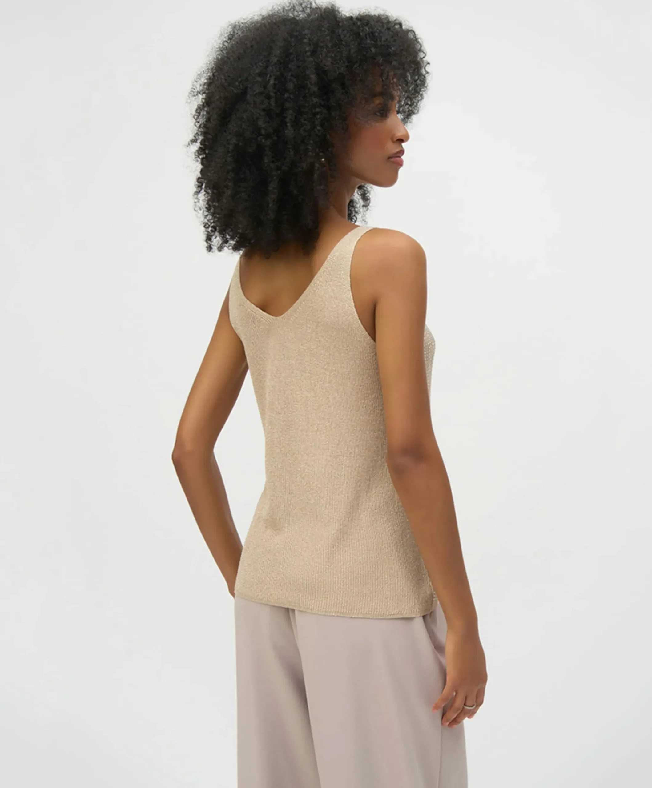 Dames top beige