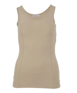 Dames top beige