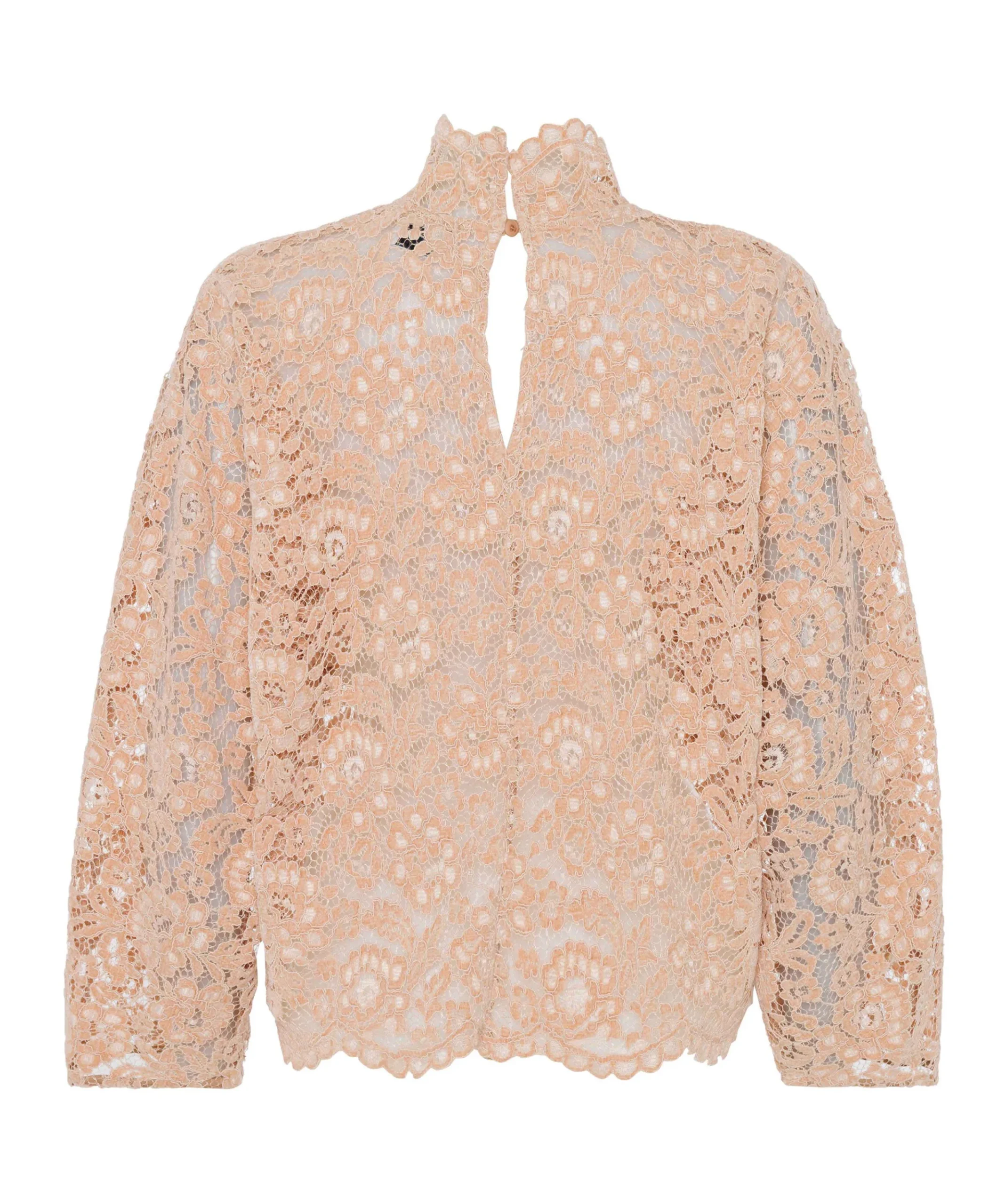 Dames top beige
