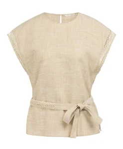Dames top beige
