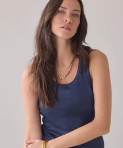 Dames top blauw