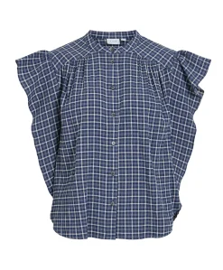 Dames top blauw