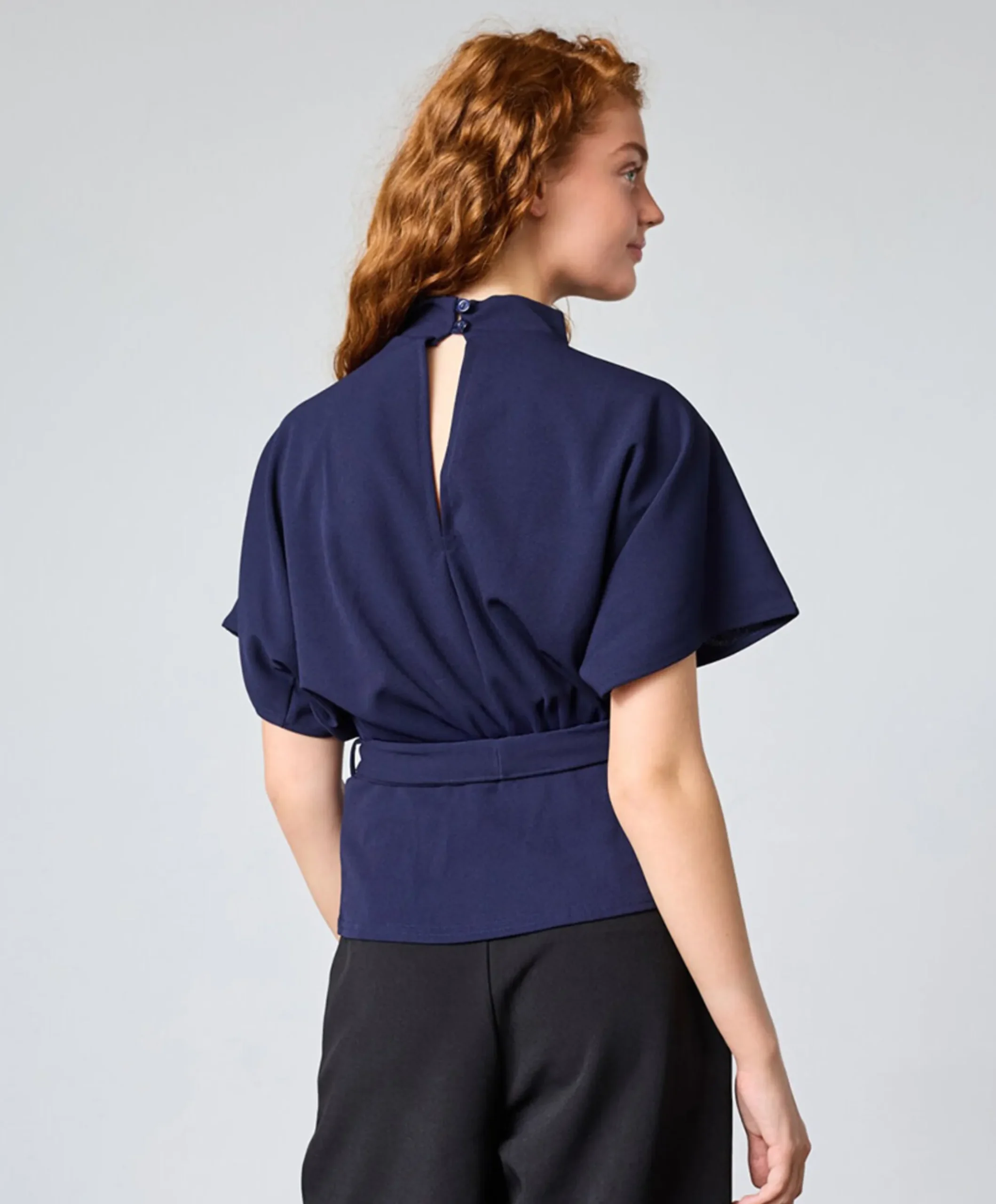 Dames top blauw