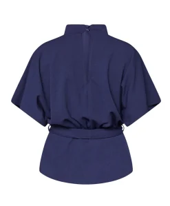 Dames top blauw