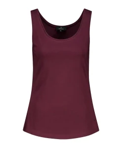 Dames top bordeaux