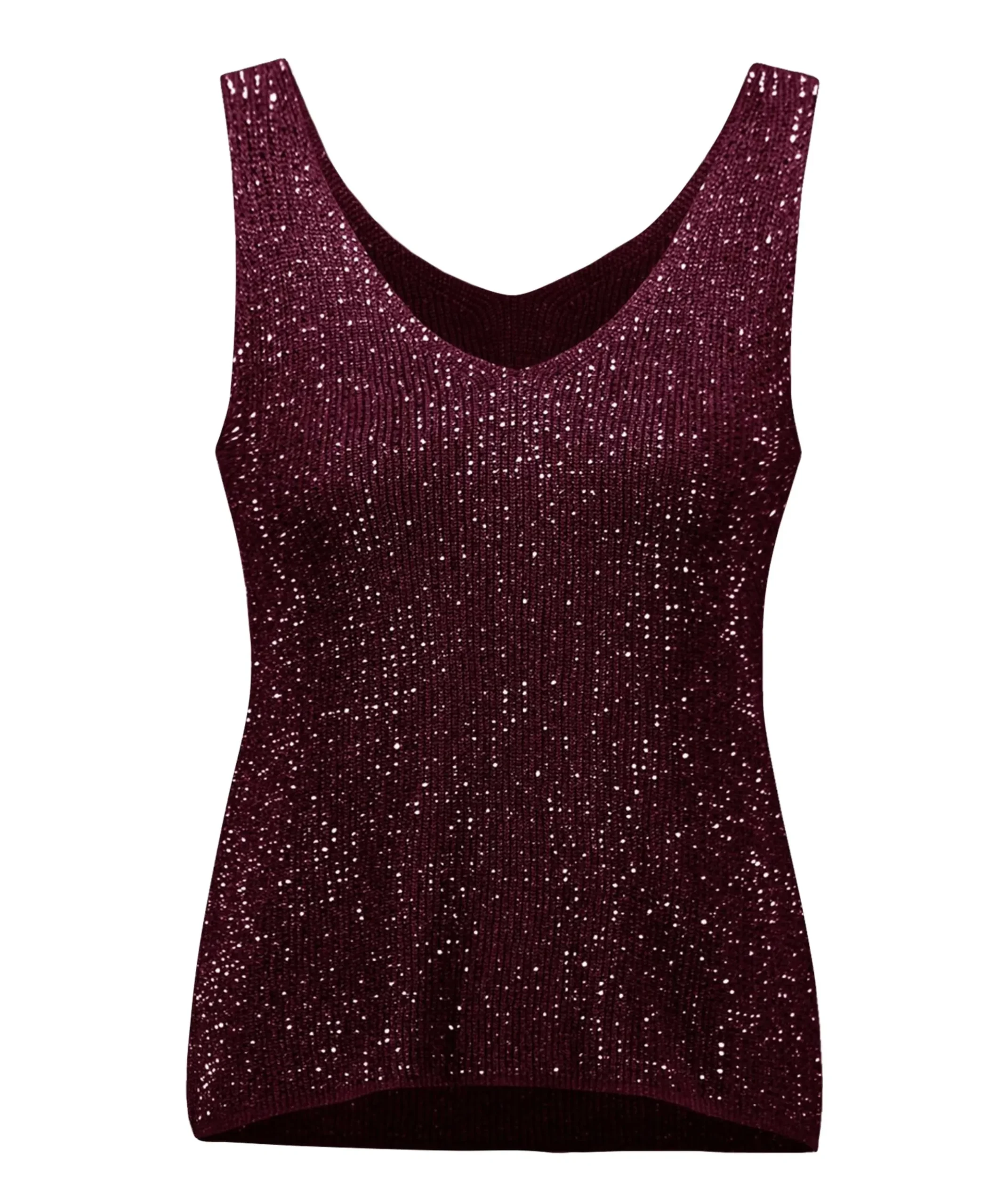 Dames top bordeaux