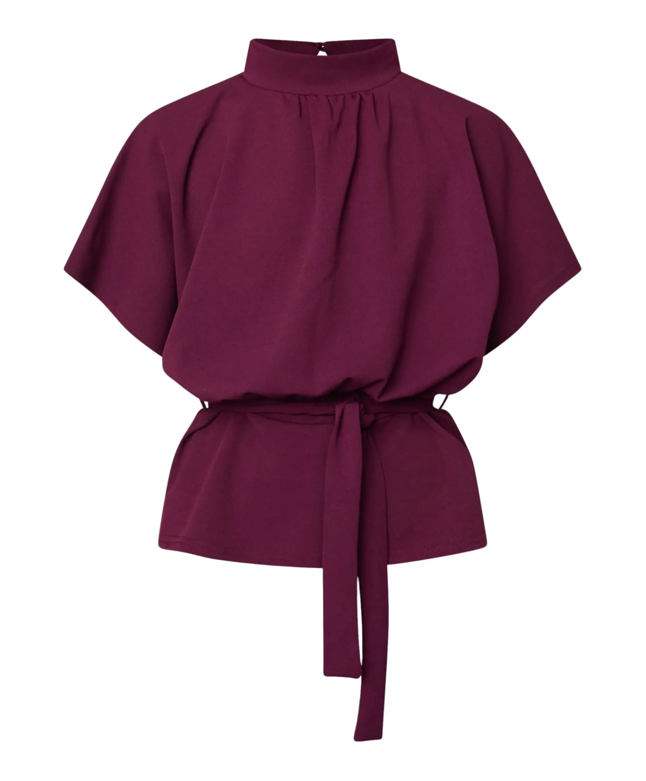 Dames top bordeaux